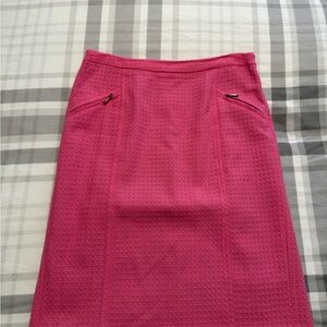Milly Vibrant Pink Pencil Skirt